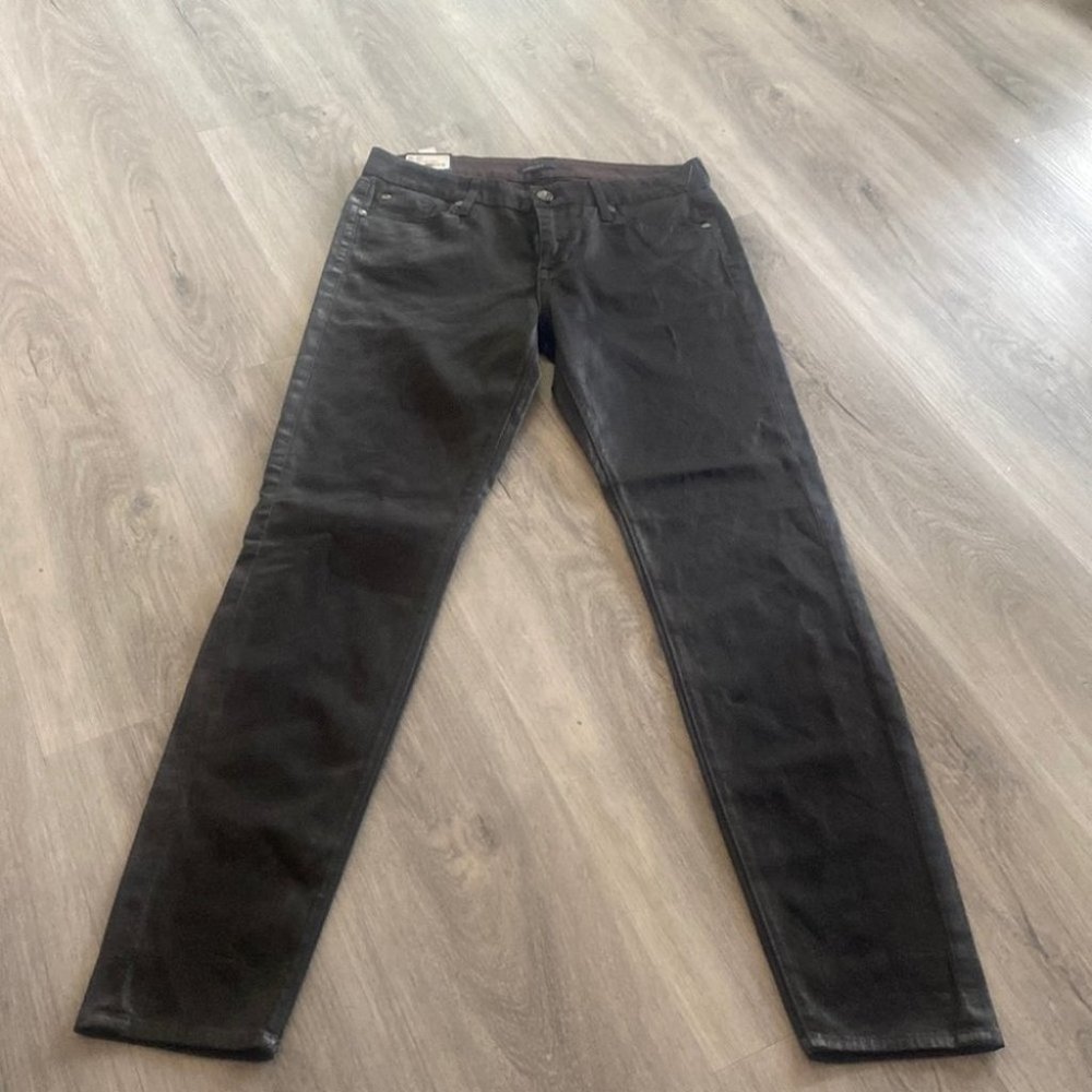 Fidelity leatherteen Coated brown NWT tag  pants size 31